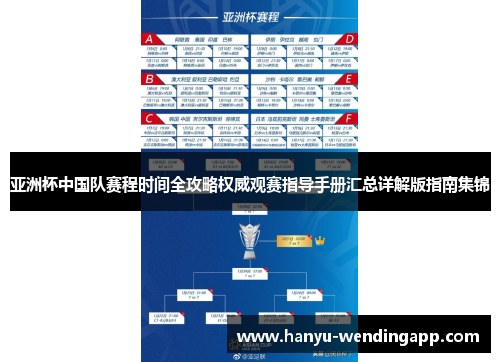 亚洲杯中国队赛程时间全攻略权威观赛指导手册汇总详解版指南集锦